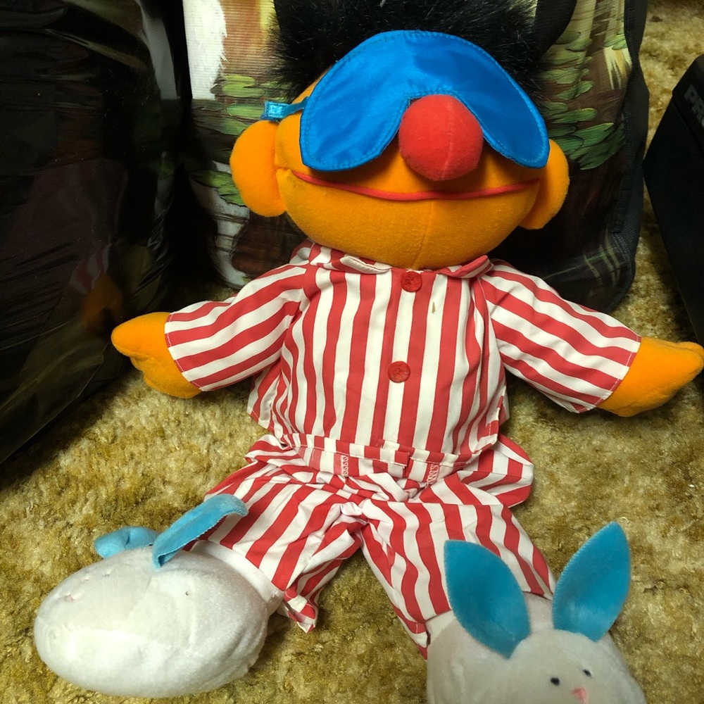 Vintage Sing and Snore Ernie w/ Magic Tummy Action